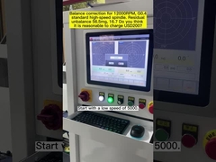 Mechanische spindel met zacht lager, elektrische spindelbalanceringsmachine